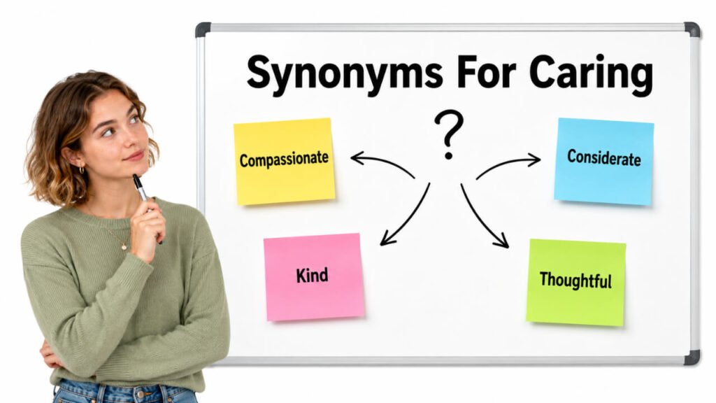 synonyms for caring