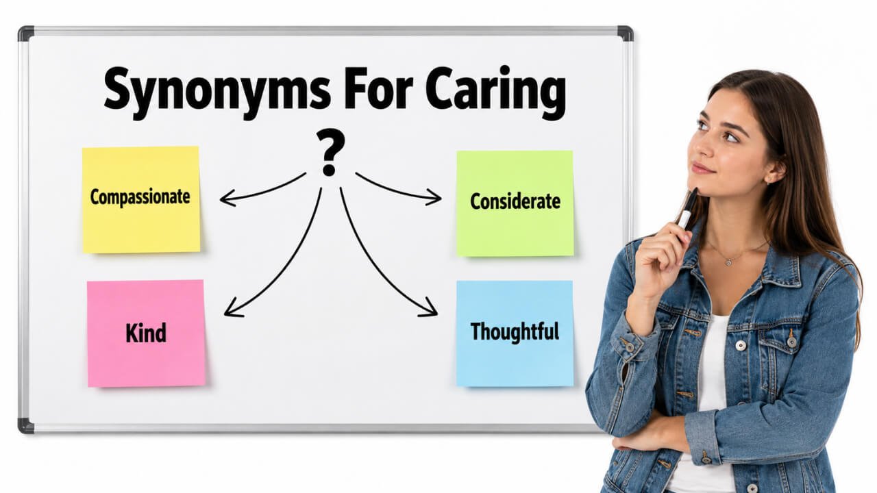 synonyms for caring