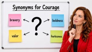 synonyms for courage
