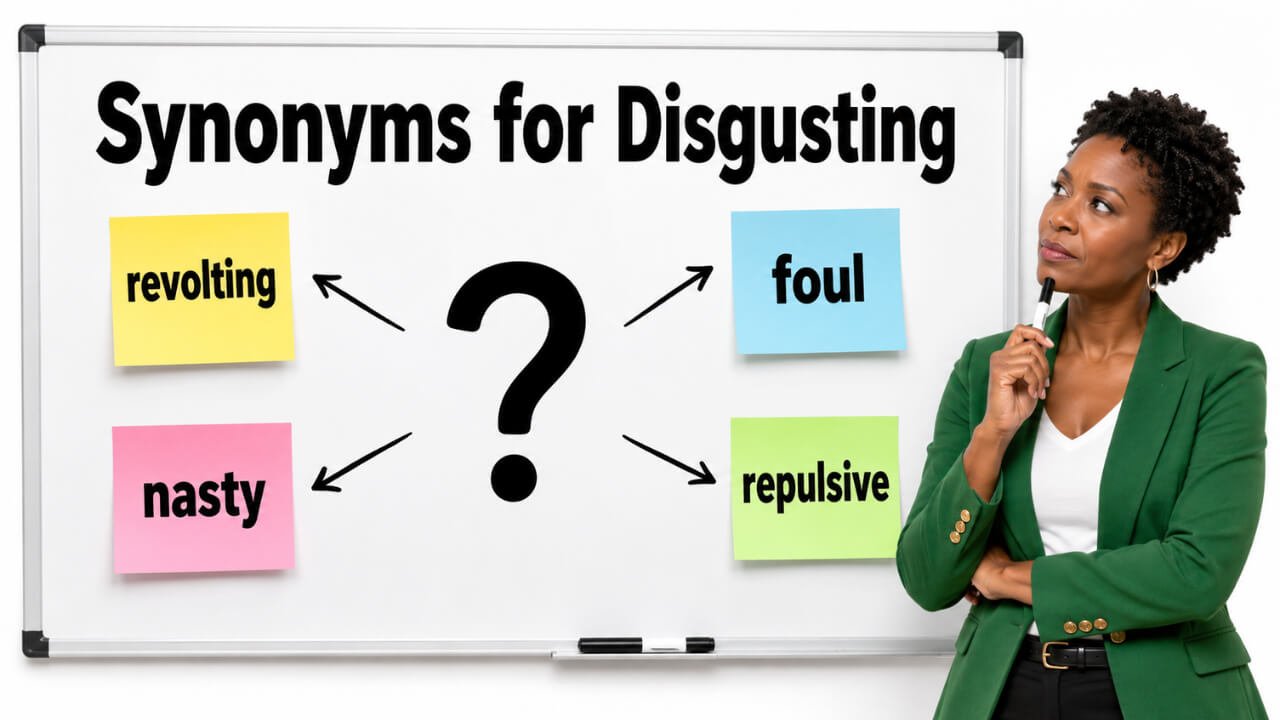 synonyms for disgusting