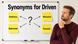 synonyms for driven