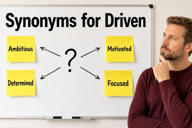 40+ Synonyms for Driven: Meanings, Uses & Word Choices