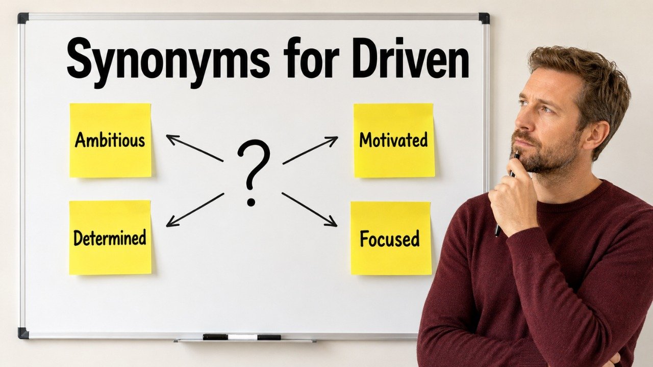 synonyms for driven