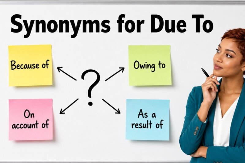 30+ Synonyms for Due To: Meanings, Context & Clear Examples