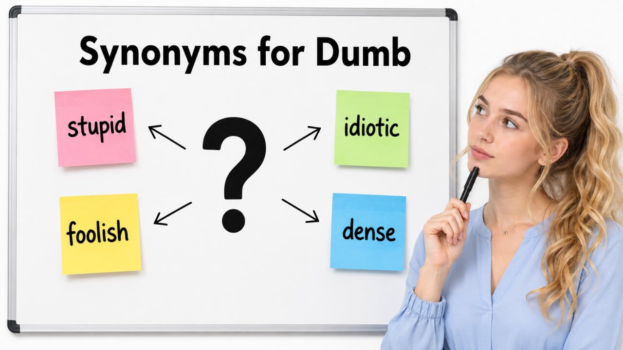 synonyms for dumb