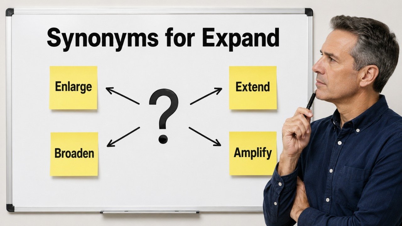synonyms for expand