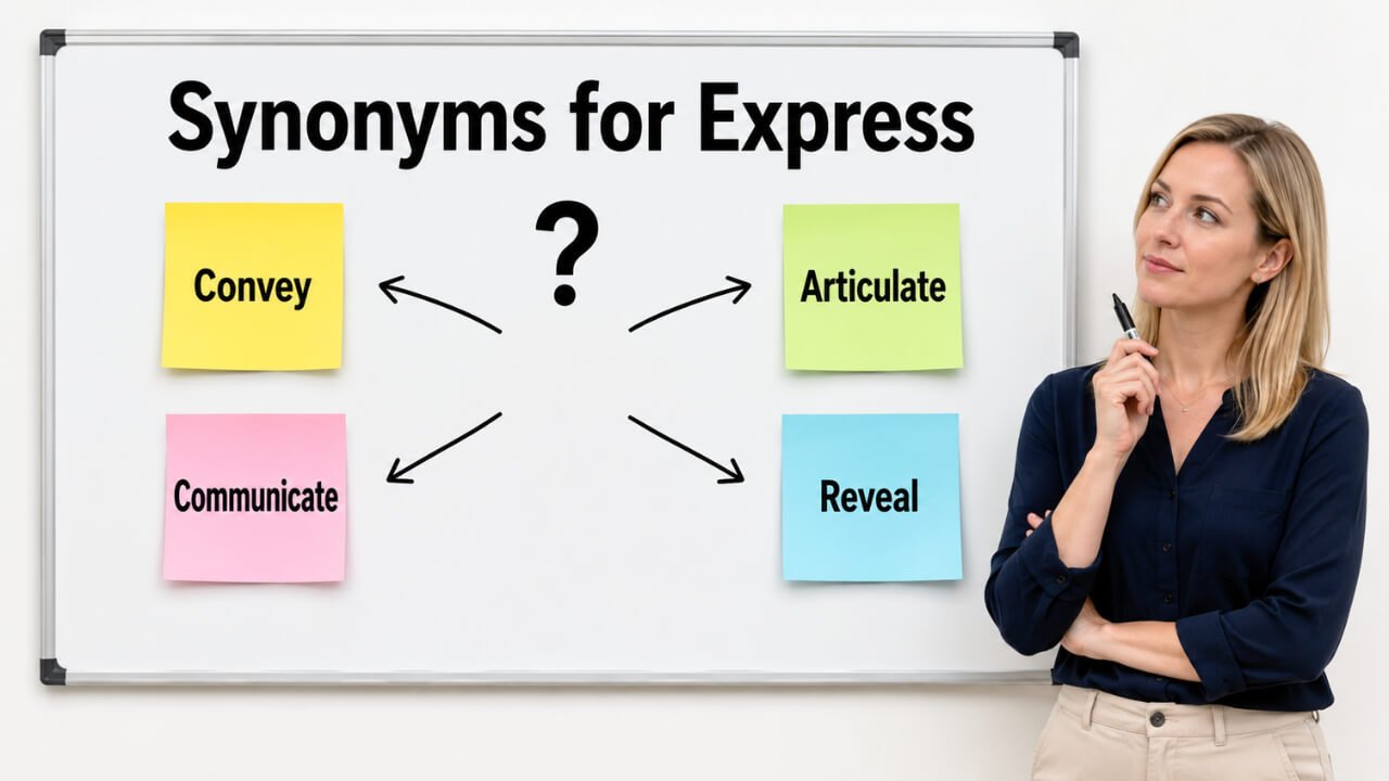 synonyms for express