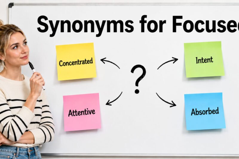 44+ Synonyms for Focused: Meanings, Uses & Word Choices