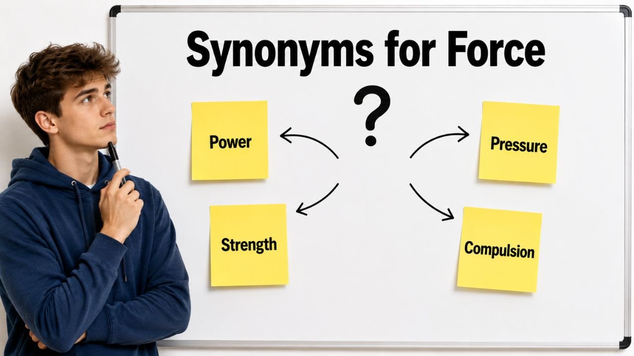 synonyms for force