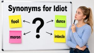 synonyms for idiot