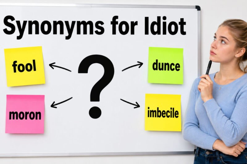 35+ Synonyms for Idiot: Meanings, Context & Clear Examples