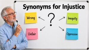 synonyms for injustice