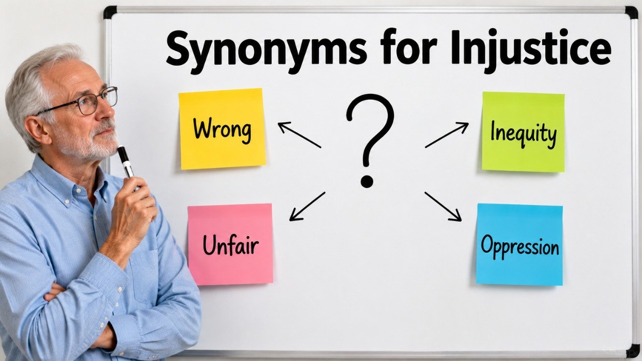 synonyms for injustice