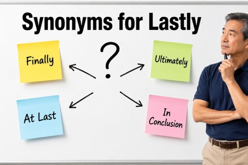 36+ Synonyms for Lastly: Strong Word Choices & Examples