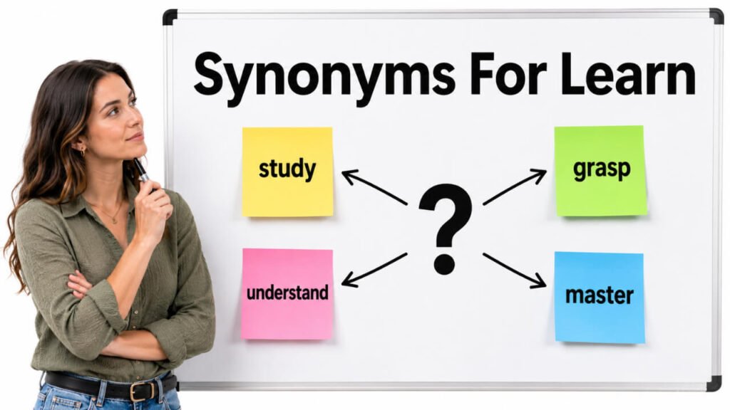 synonyms for learn