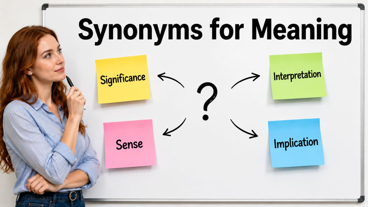 synonyms for meaning