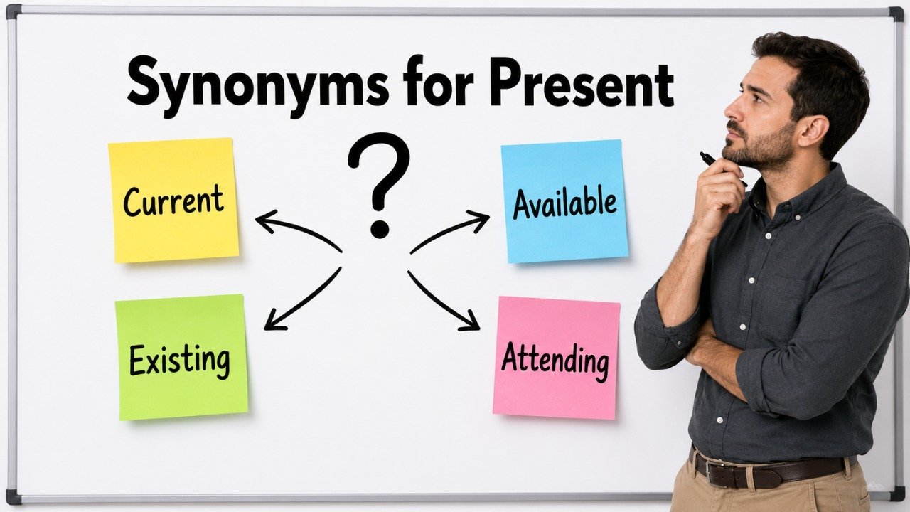 synonyms for present