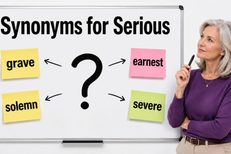 48+ Synonyms for Serious: Strong Word Choices & Examples