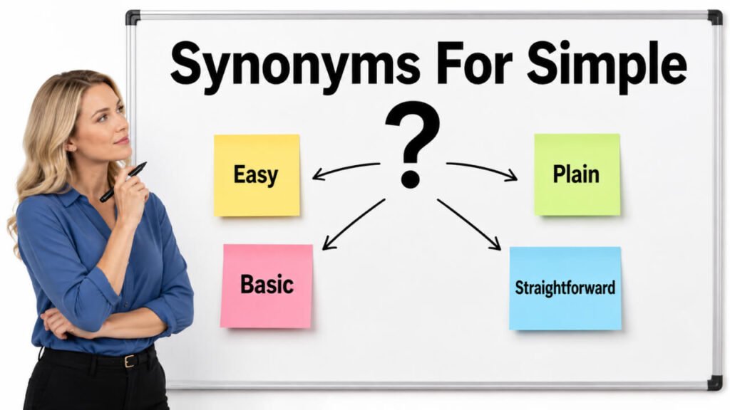 synonyms for simple