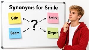 synonyms for smile