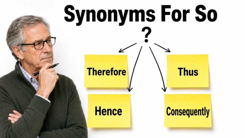 synonyms for so
