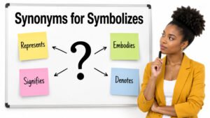 synonyms for symbolizes