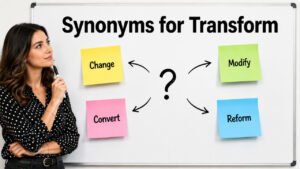 synonyms for transform