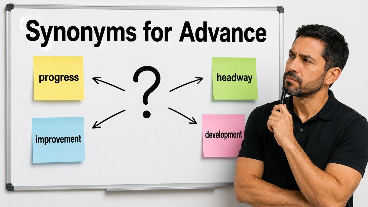 synonyms for advance