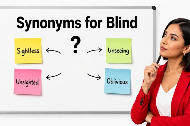 32+ Synonyms for Blind: Meaning, Examples & Best Uses