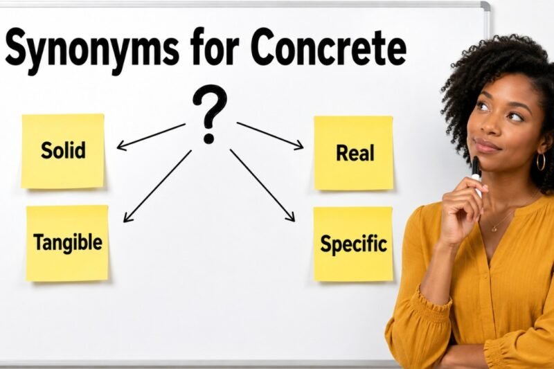 46+ Synonyms for Concrete: Usage, Context & Examples