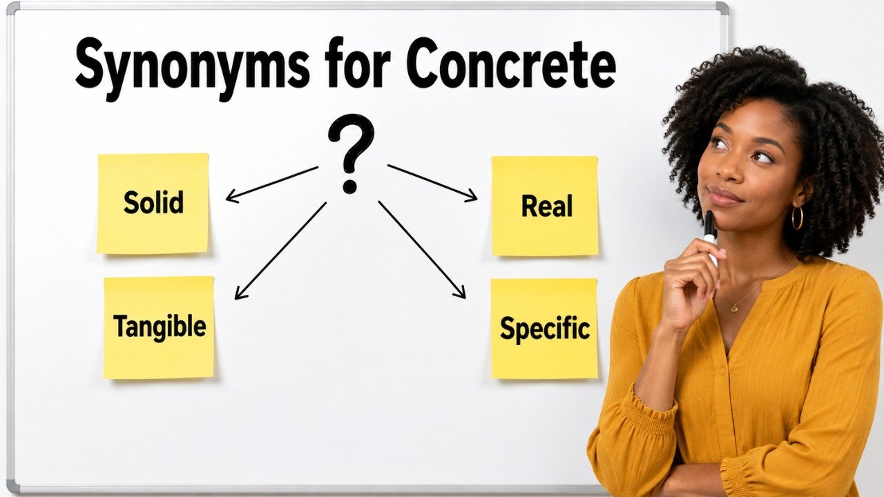 synonyms for concrete