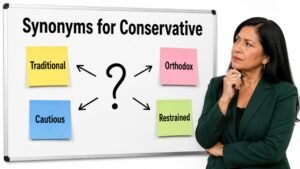 synonyms for conservative