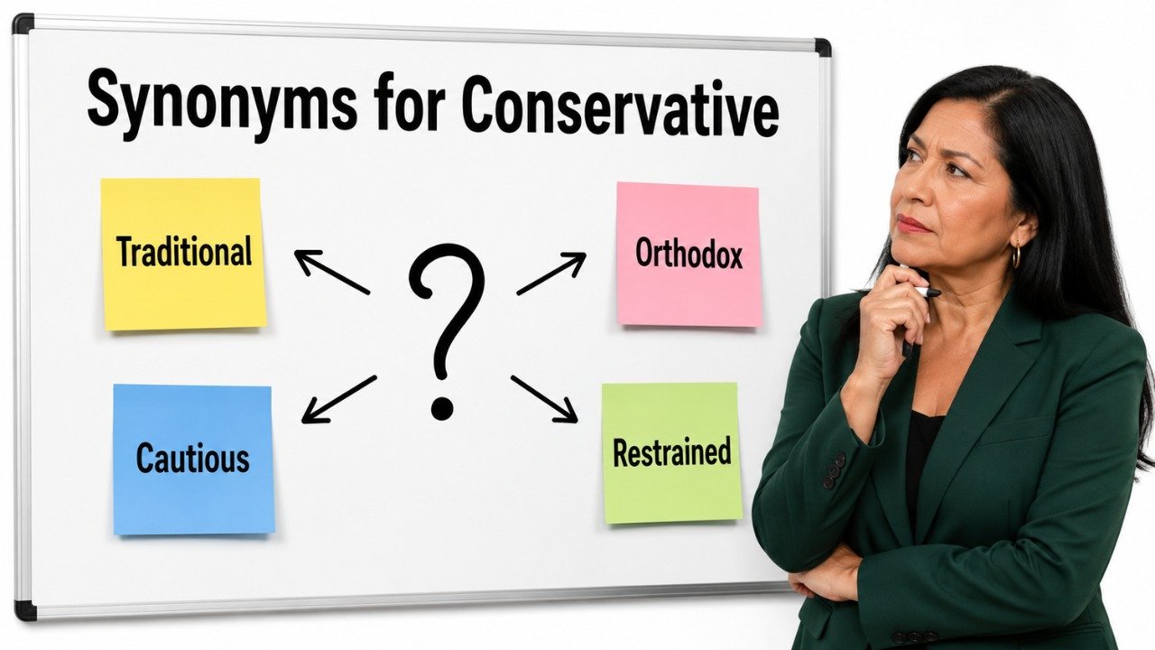 synonyms for conservative
