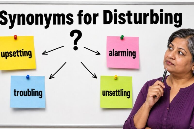 45+ Synonyms for Disturbing: Strong Word Choices & Examples