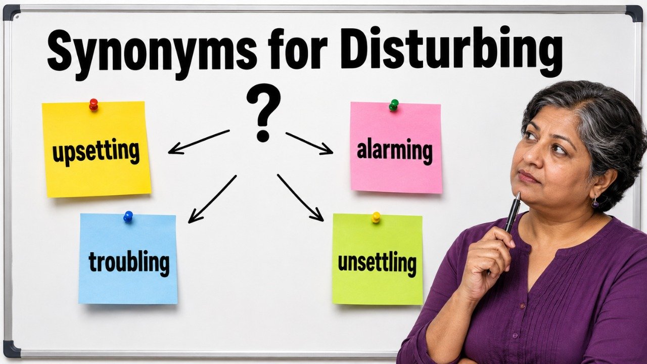 synonyms for disturbing