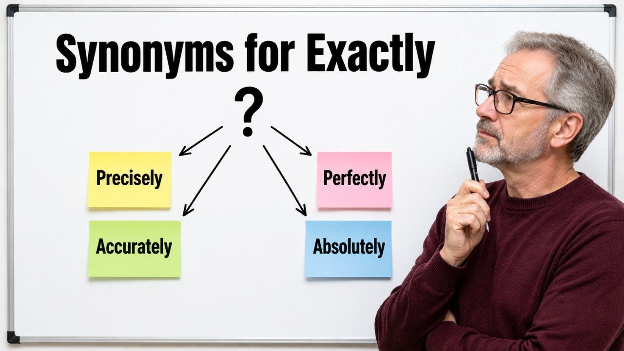 synonyms for exactly