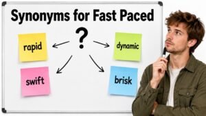 synonyms for fast paced