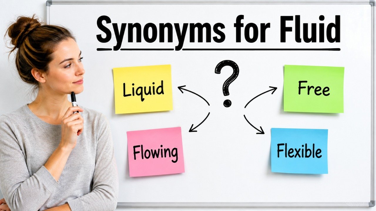 synonyms for fluid