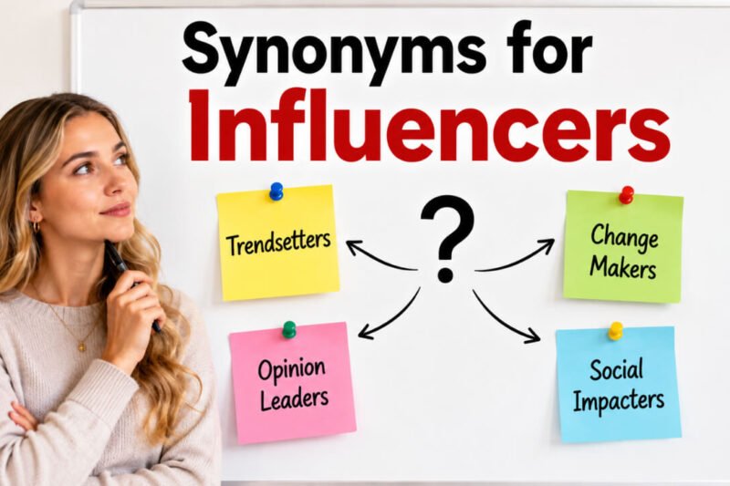 synonyms for influencers