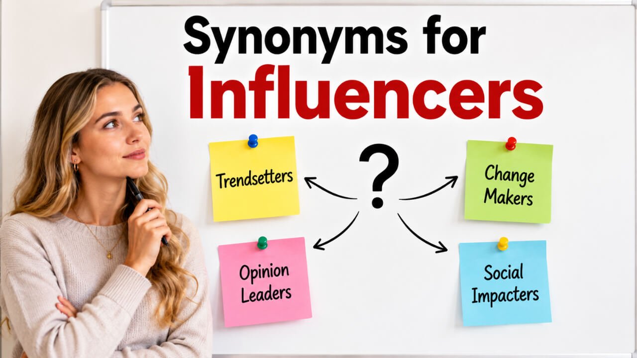 synonyms for influencers
