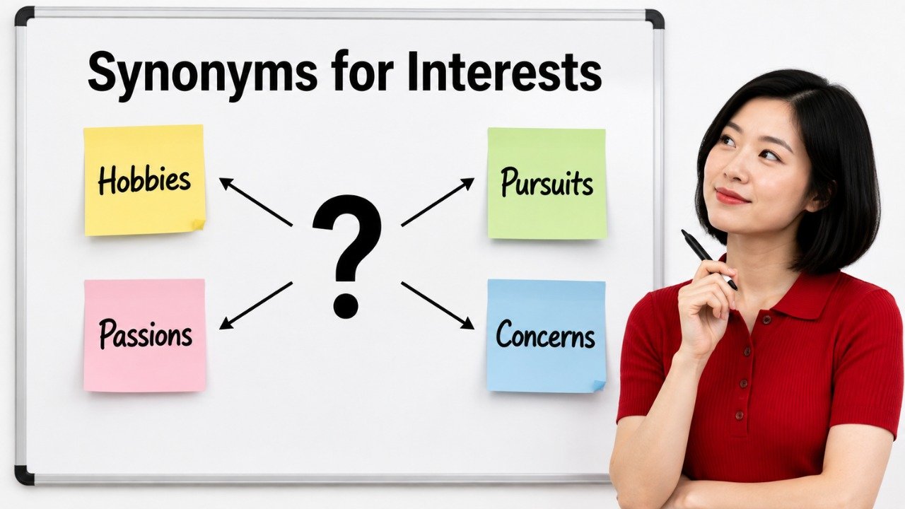 synonyms for interests