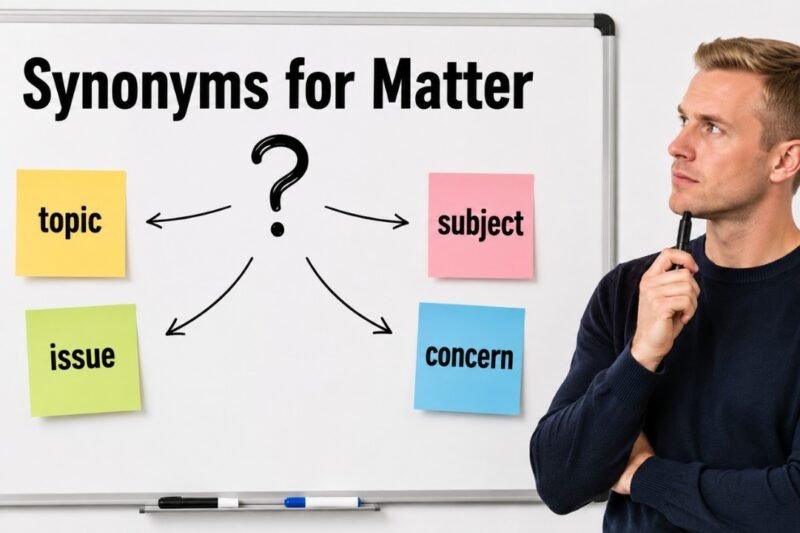 30+ Synonyms for Matter: Meanings, Context & Clear Examples