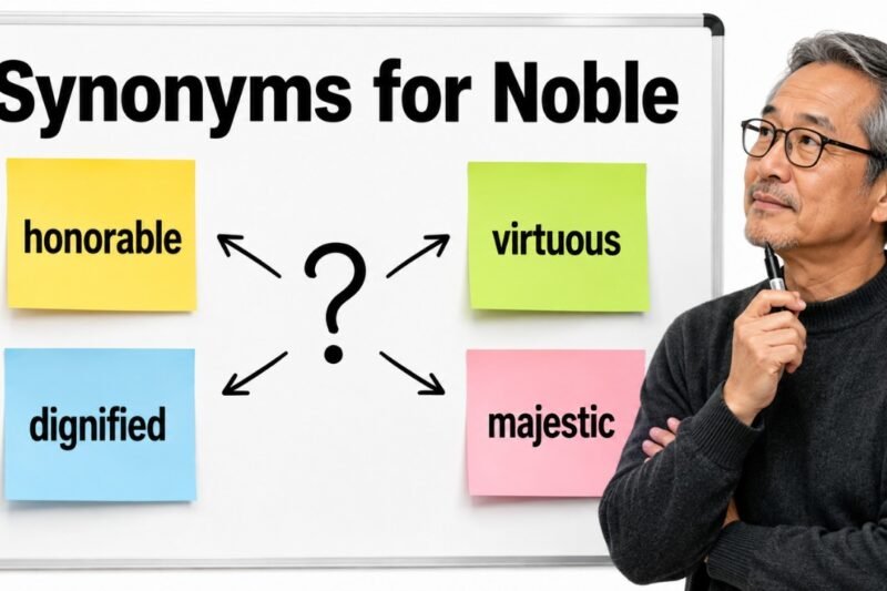 42+ Synonyms for Noble: Meaning, Examples & Best Uses