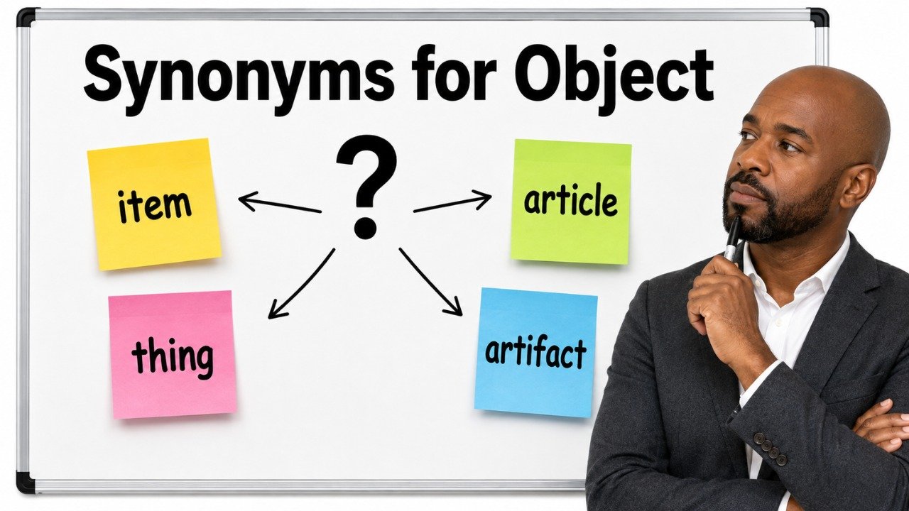 synonyms for object