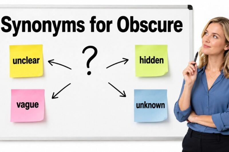 30+ Synonyms for Obscure: Meanings, Context & Clear Examples