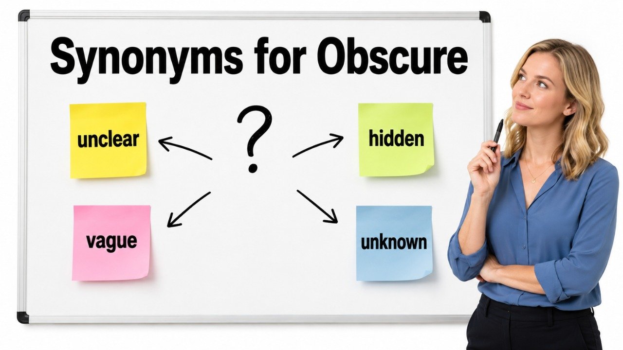 synonyms for obscure