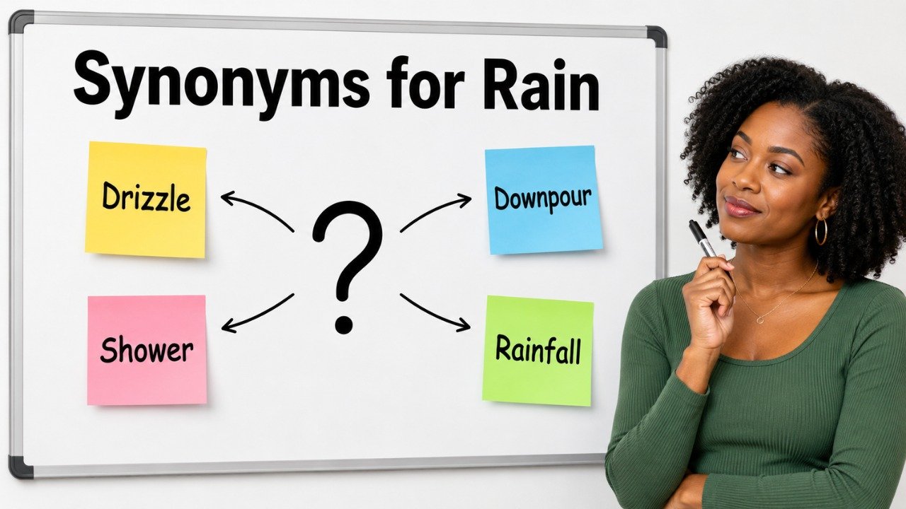 synonyms for rain