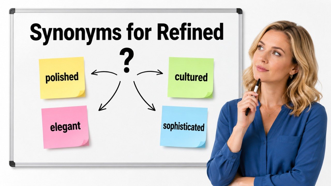 synonyms for refined