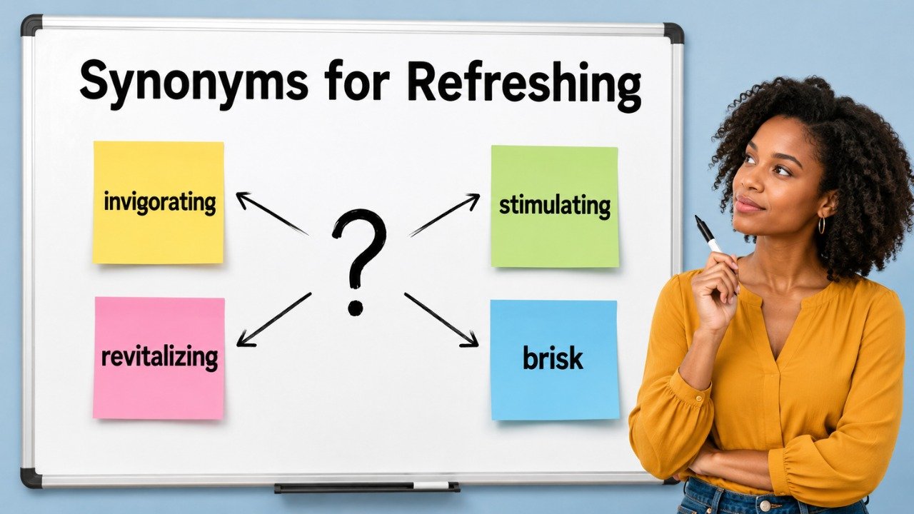 synonyms for refreshing