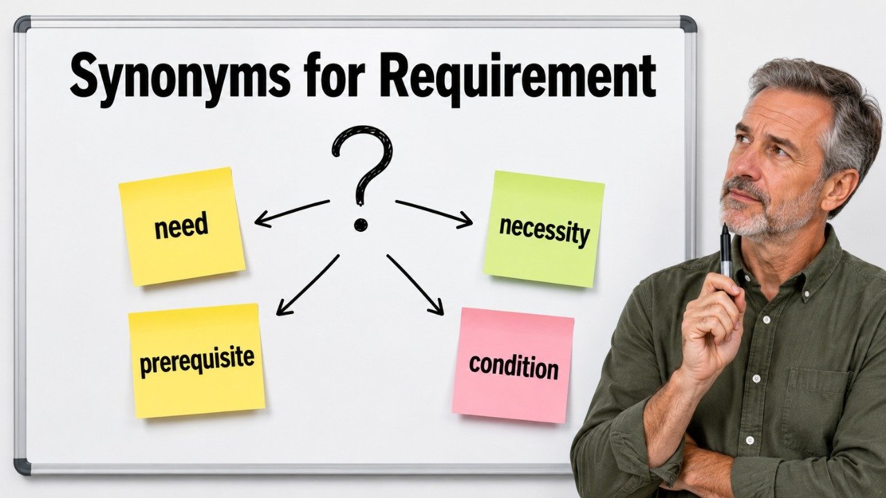 synonyms for requirement